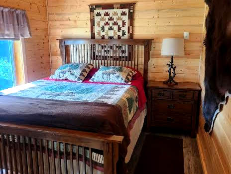 Master Bedroom of Kenai Cabin