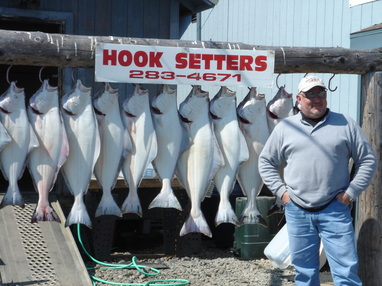 Our Halibut catch from our Salt Water Fishing Trip
